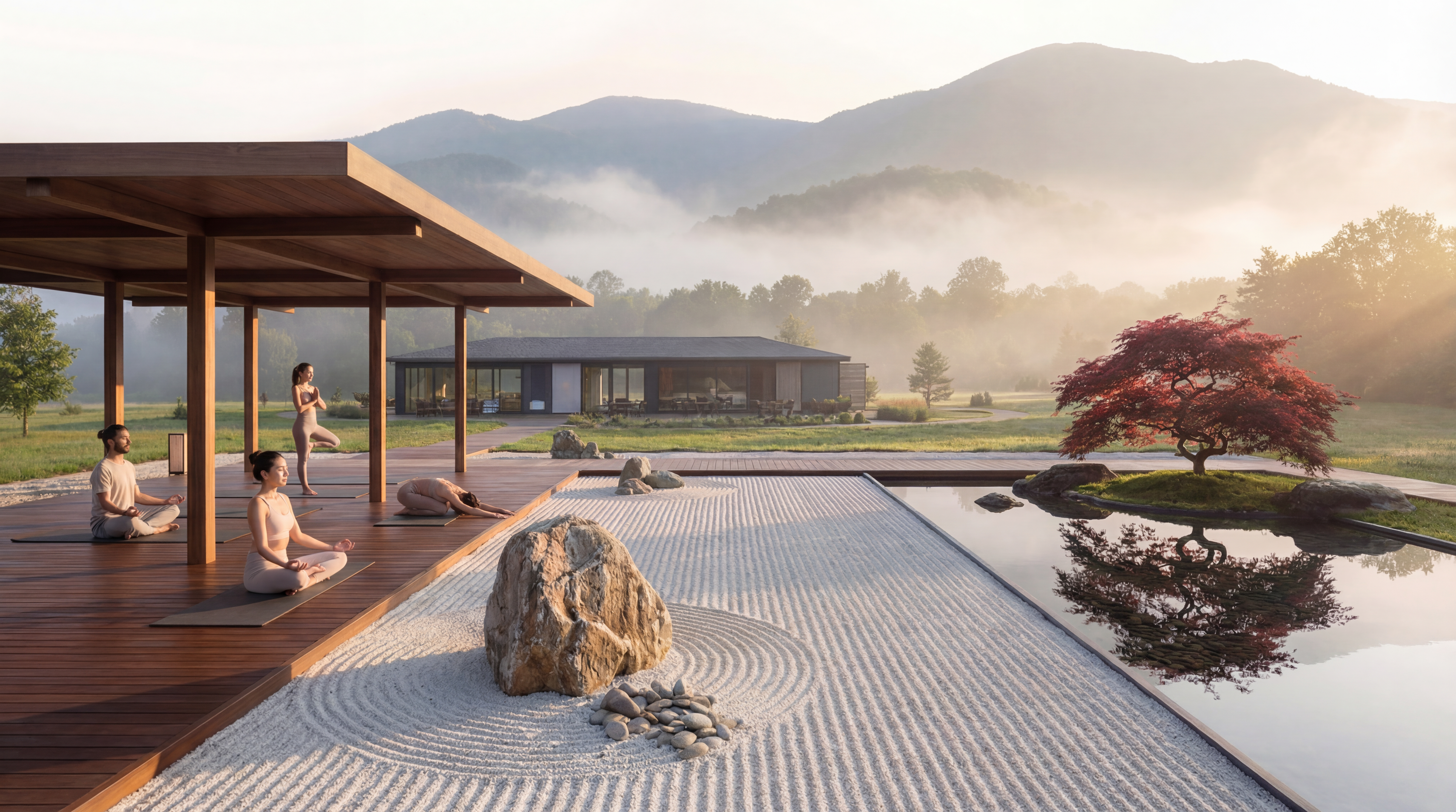 Serenity terrace yoga deck